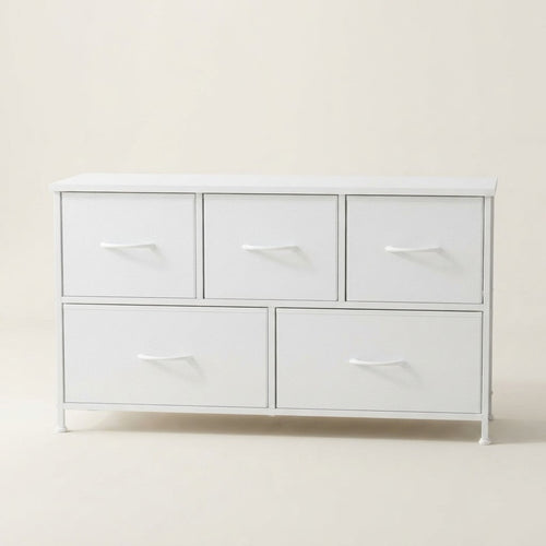 Sweetcrispy Sturdy 5-Drawer Fabric Dresser